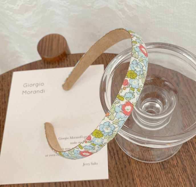 Slim cotton headband in assorted printings