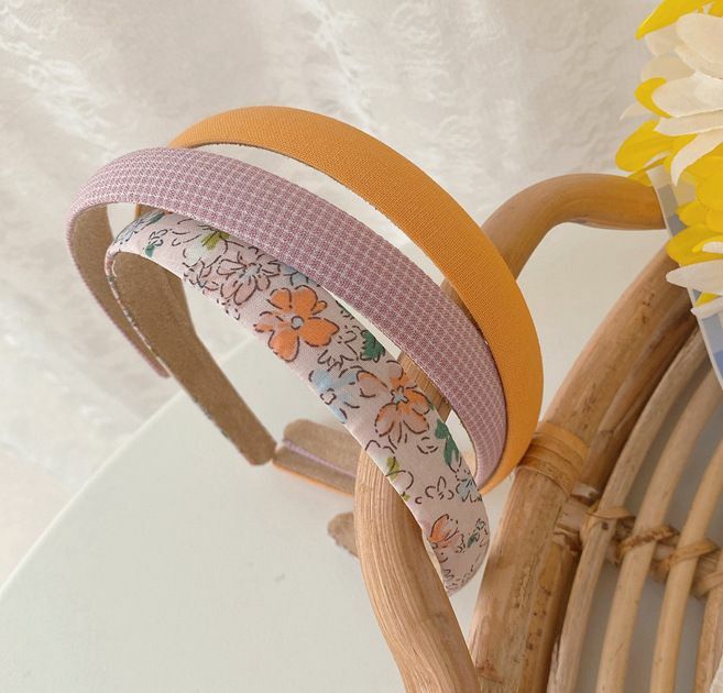 Slim cotton headband in assorted printings