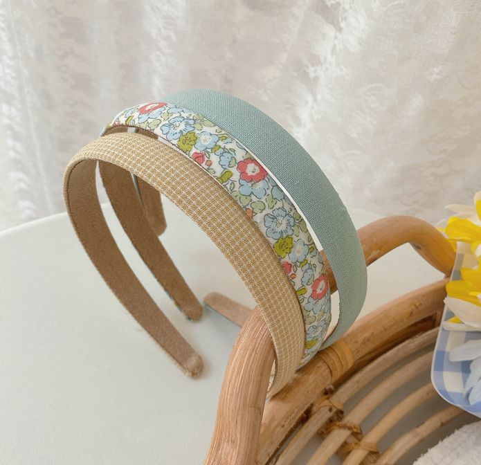 Slim cotton headband in assorted printings