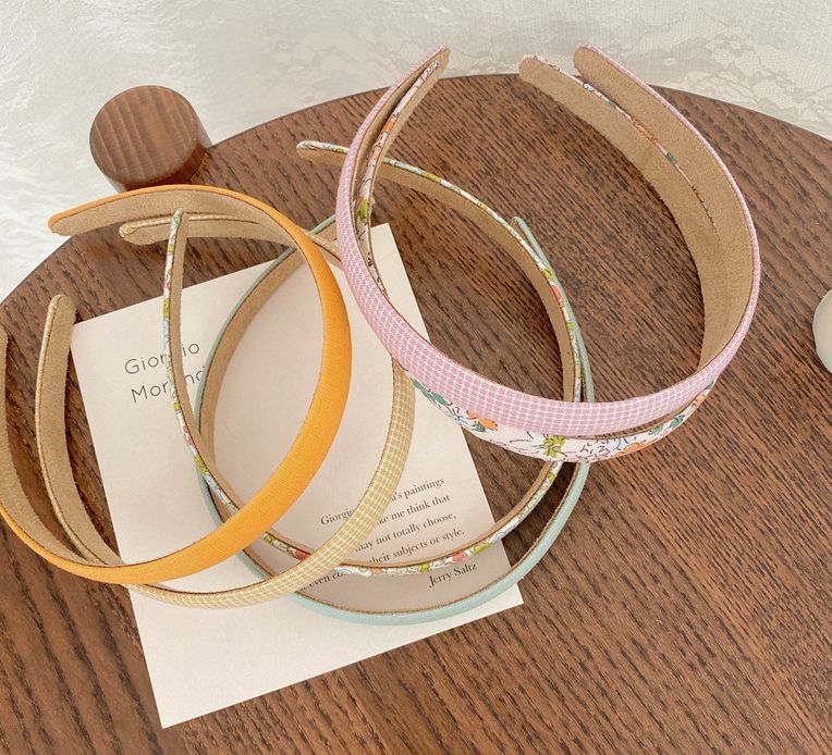 Slim cotton headband in assorted printings