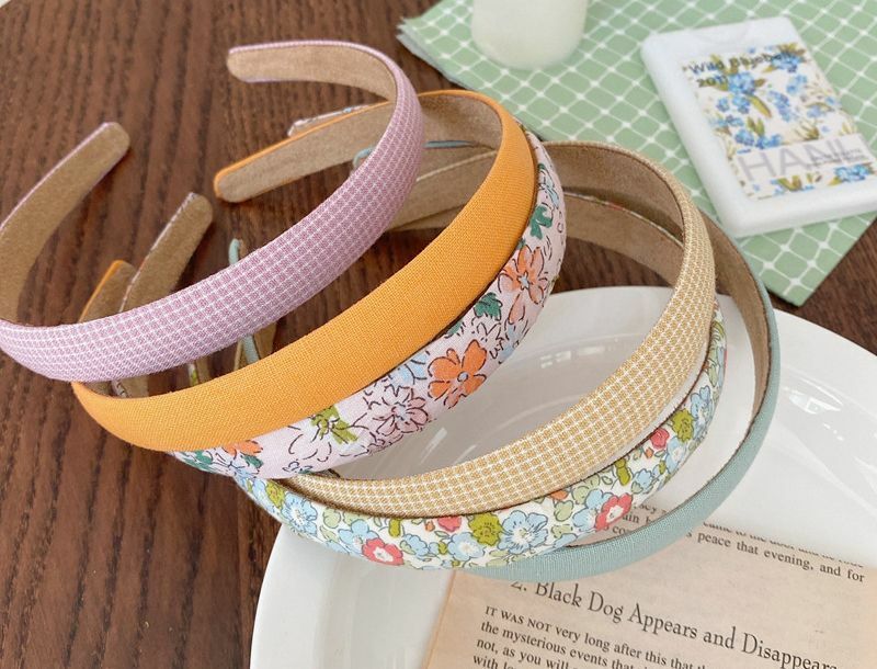 Slim cotton headband in assorted printings