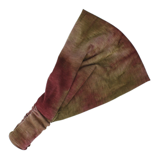 Double-layer Tie-dye bandanna headband