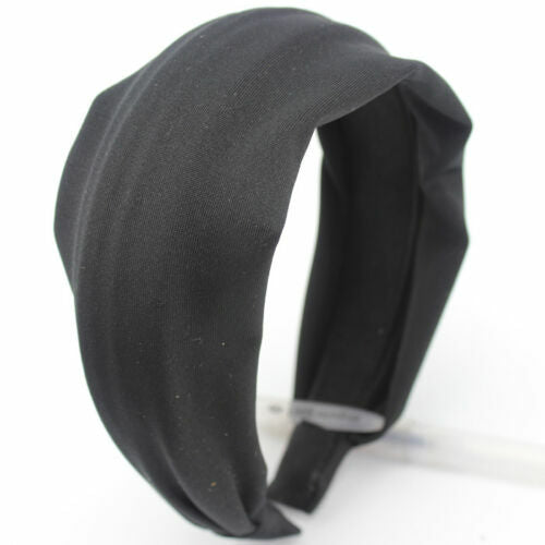 Plain colours soft fabric wide headband