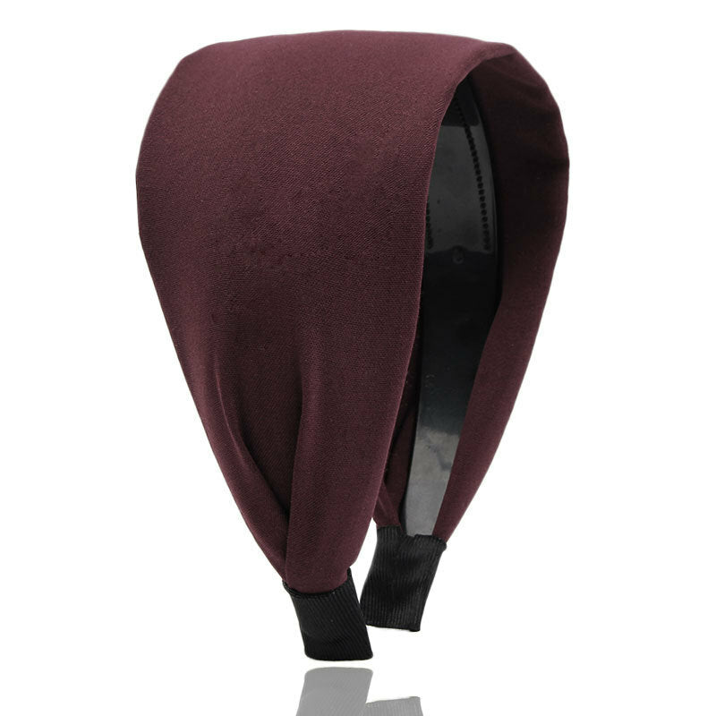 8cm wide plain colour headband