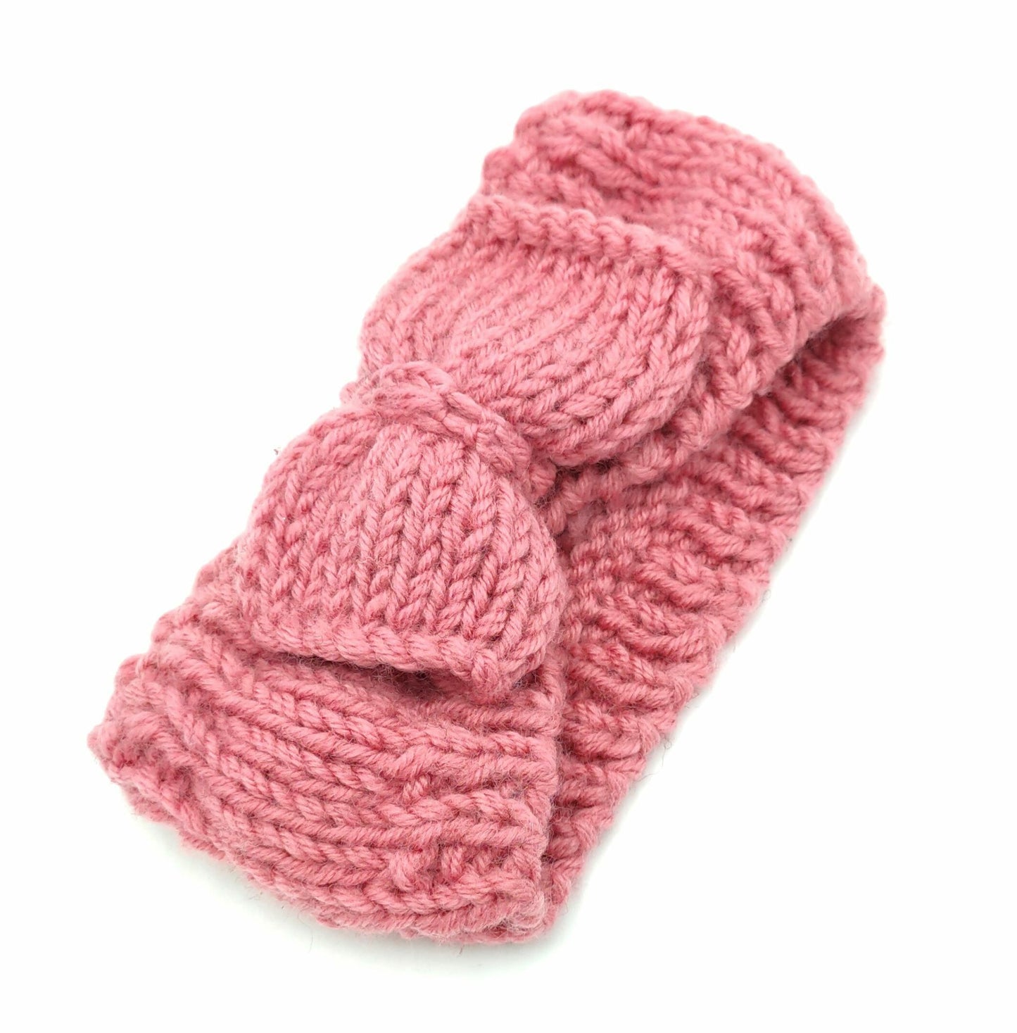 Crochet loop headband with