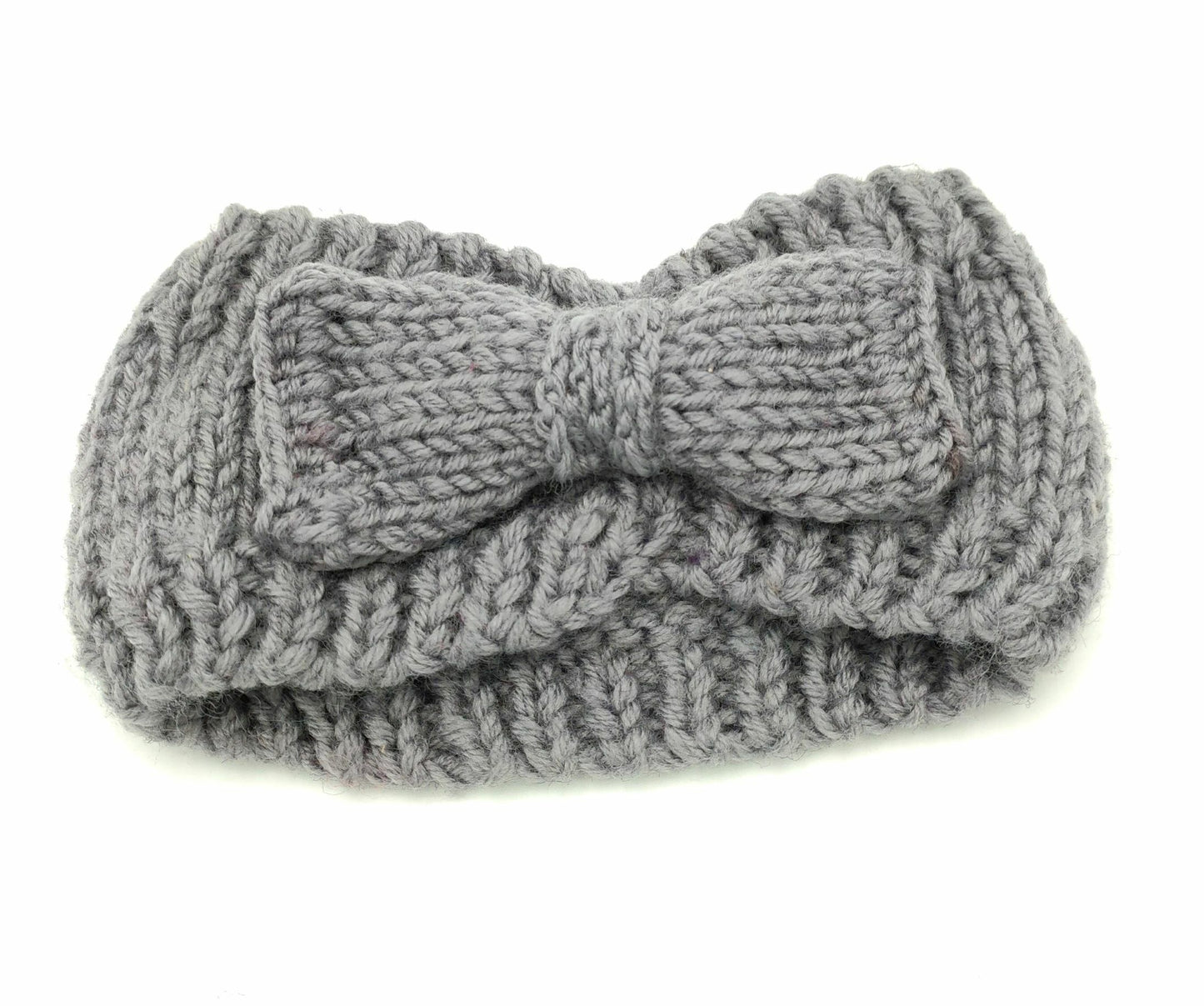Crochet loop headband with