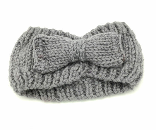 Crochet loop headband with