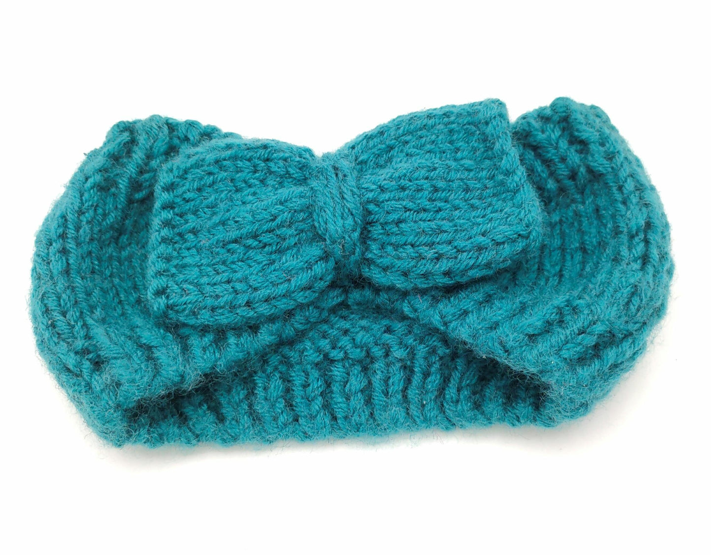 Crochet loop headband with