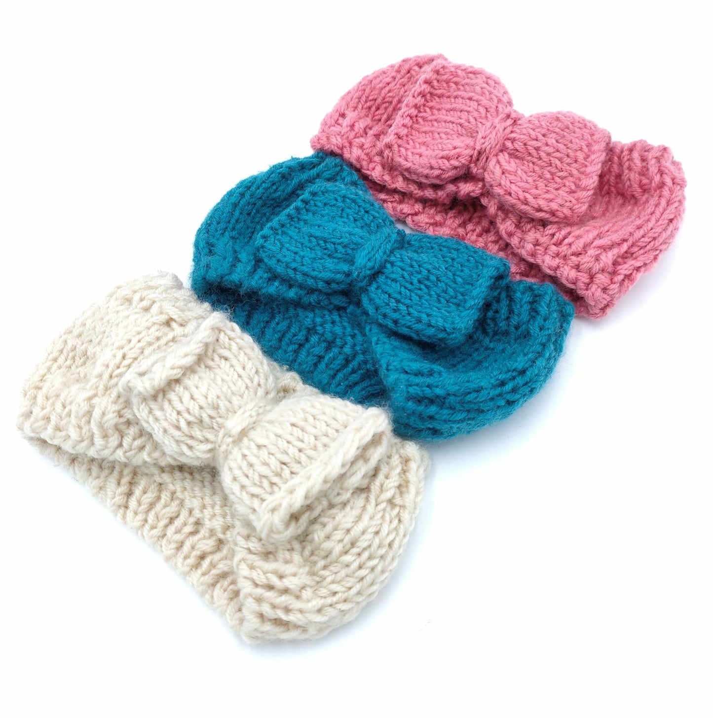 Crochet loop headband with