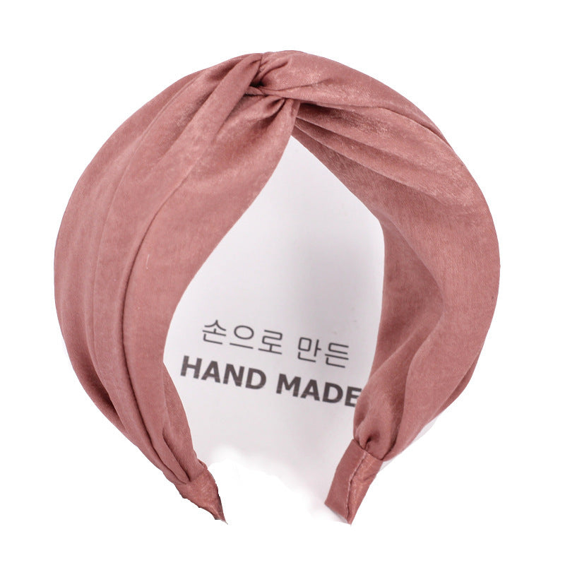 Twist top plain headband