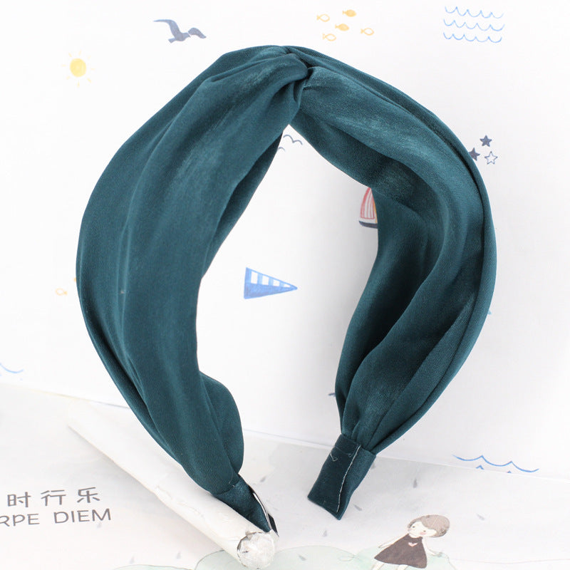 Twist top plain headband