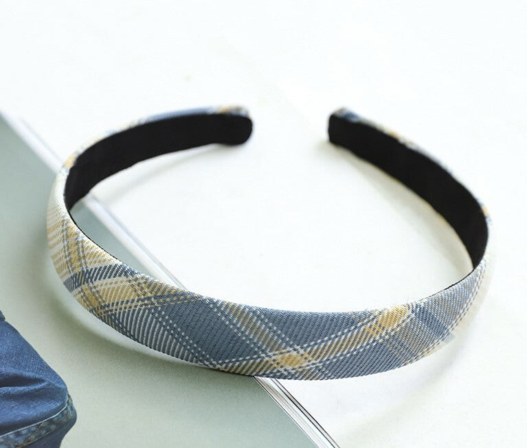 2cm-wide scotch plaids headband