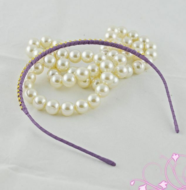 Shiny crystal thin headband