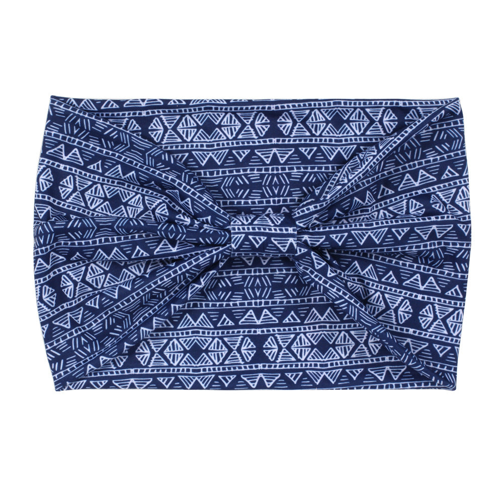 Multicoloured 2-way bandanna headband