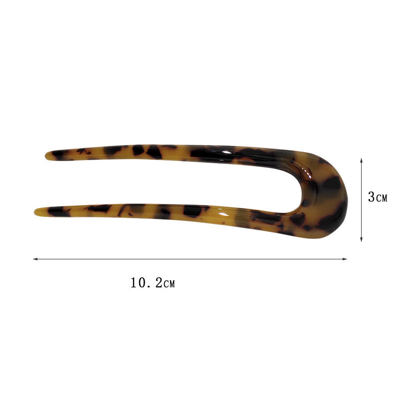 Resin small hair fork / French hair pin