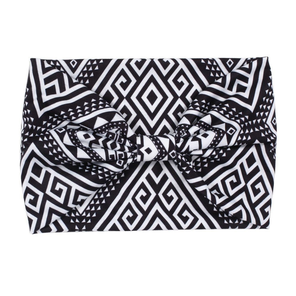 Multicoloured 2-way bandanna headband