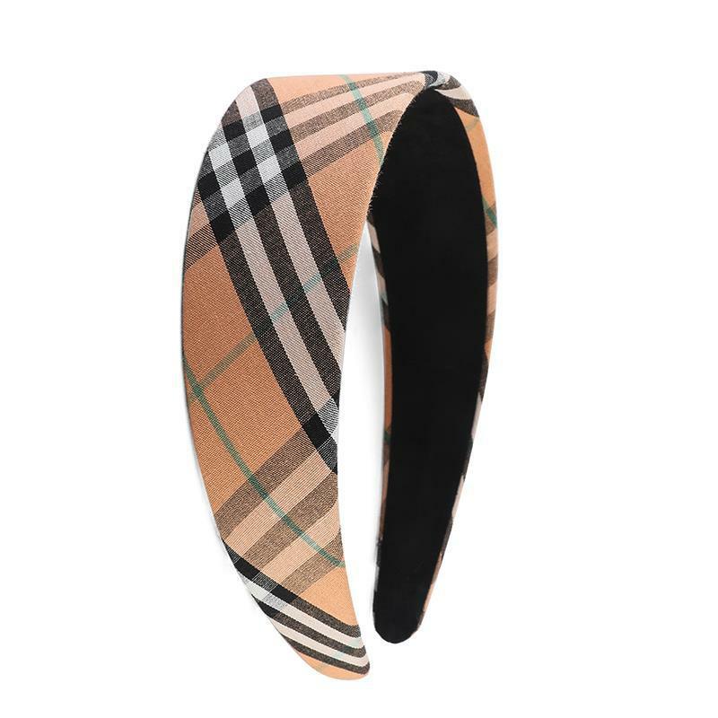 4cm-wide Scotch plaids headband