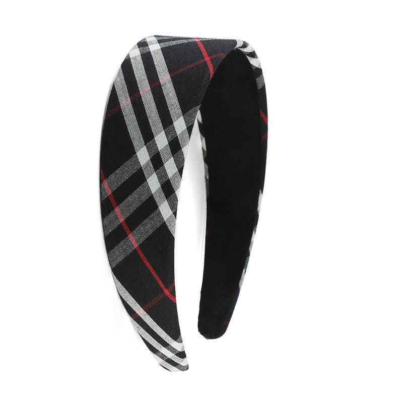 4cm-wide Scotch plaids headband