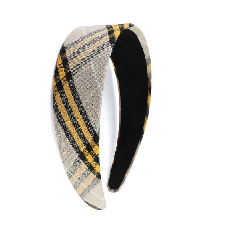 4cm-wide Scotch plaids headband