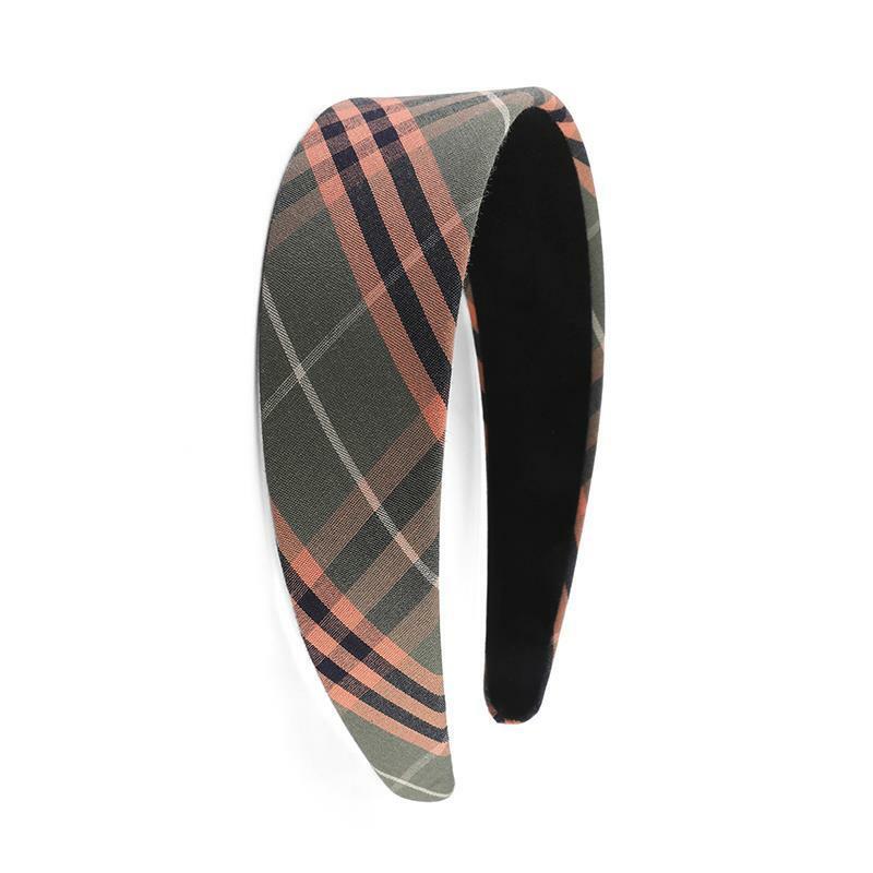 4cm-wide Scotch plaids headband