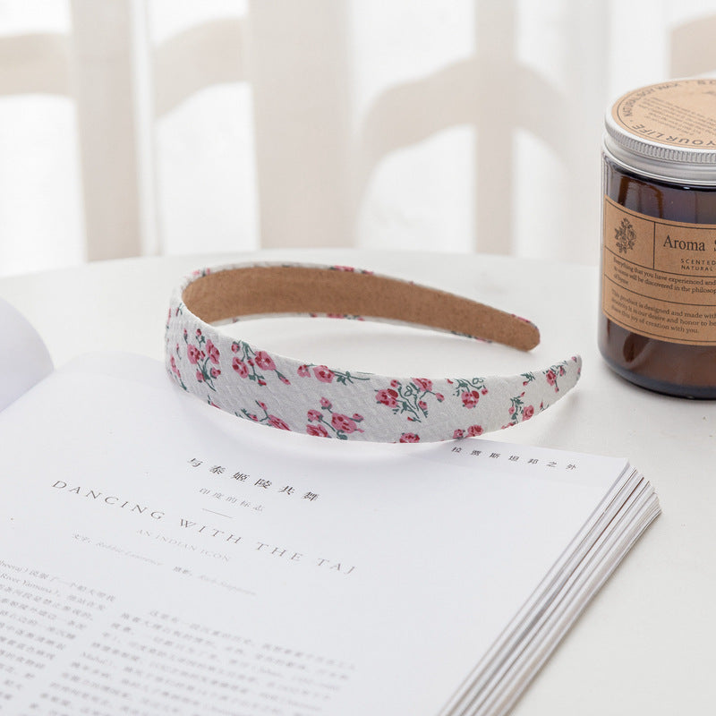 2.5cm wide cotton headband in multi printings