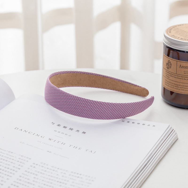 2.5cm wide cotton headband in multi printings