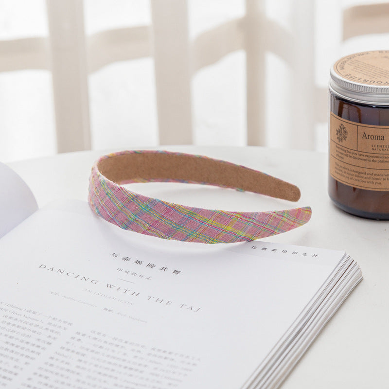 2.5cm wide cotton headband in multi printings