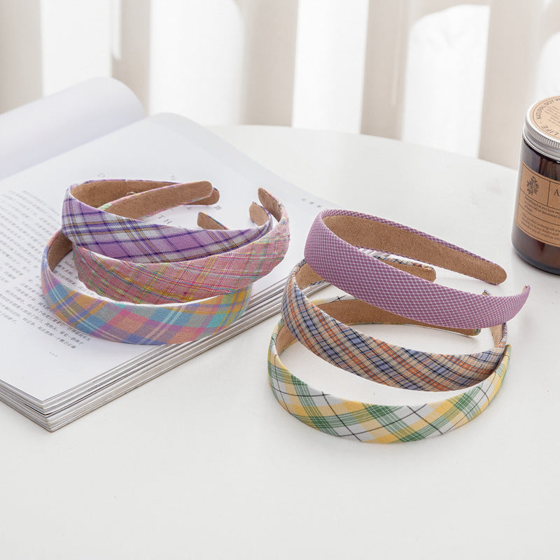 2.5cm wide cotton headband in multi printings