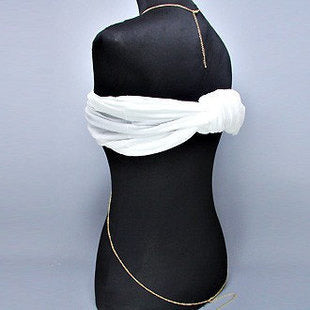 Crystal "infinity" body chain