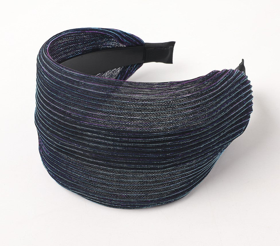 Mixed Golden tinsel wide headband