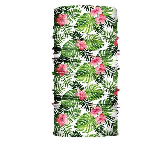 Bulk printed multi-purpose seamless head wrap 10 - 20 pieces