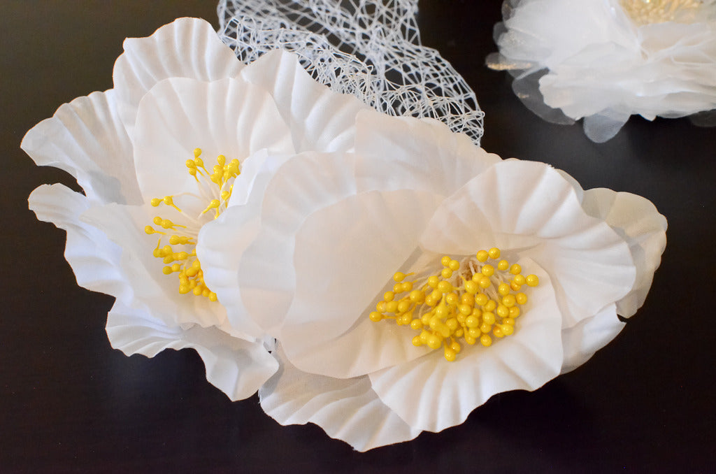 Double flowers + veil