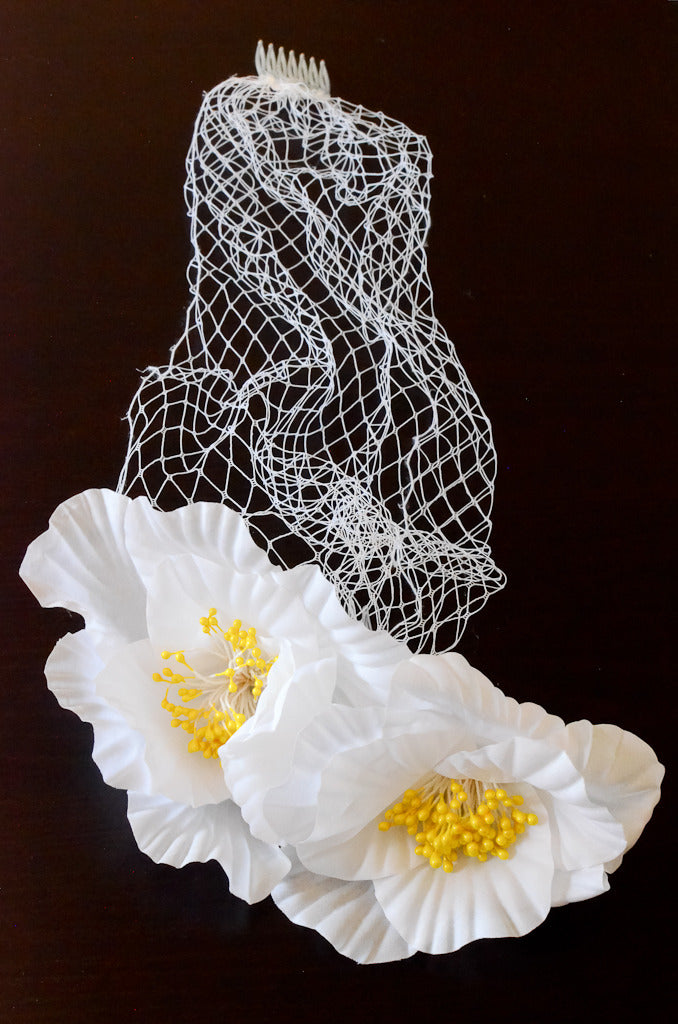 Double flowers + veil