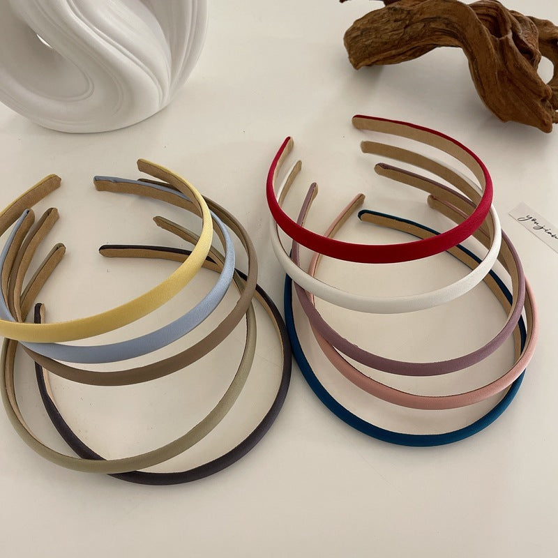 Bulk 1cm wide satin headband 20-50 pieces