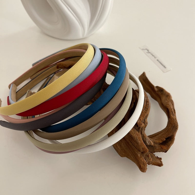 Bulk 1cm wide satin headband 20-50 pieces