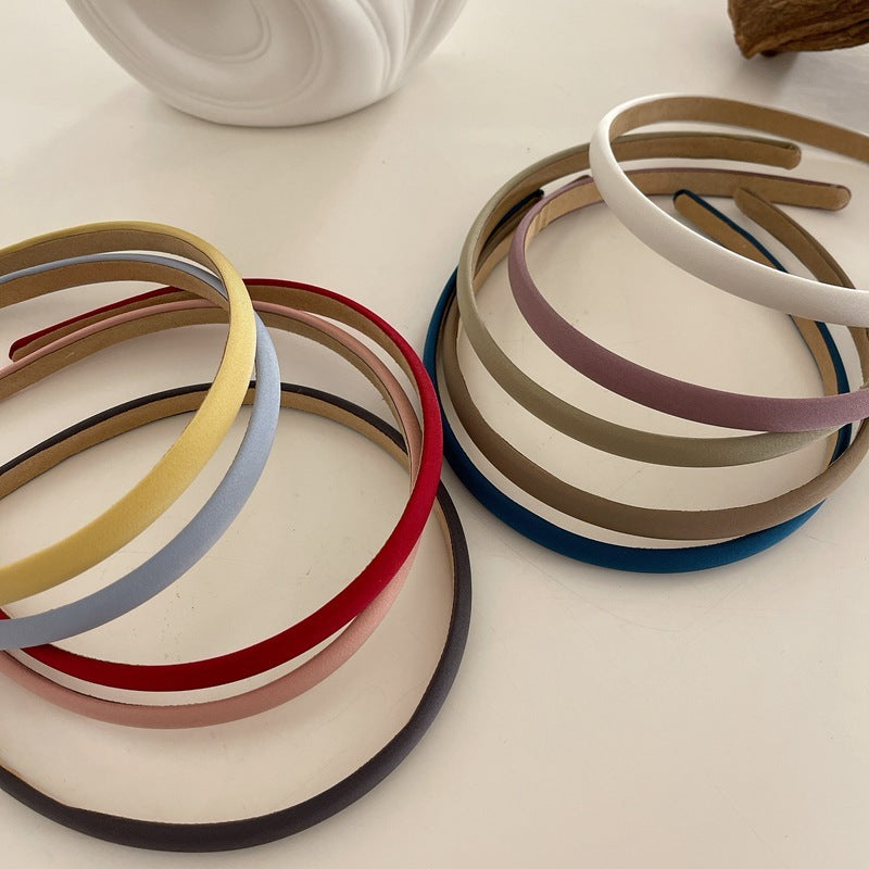 Bulk 1cm wide satin headband 20-50 pieces