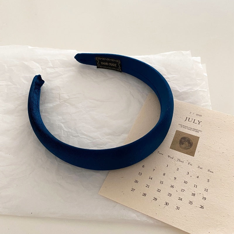Glossy velvet headband