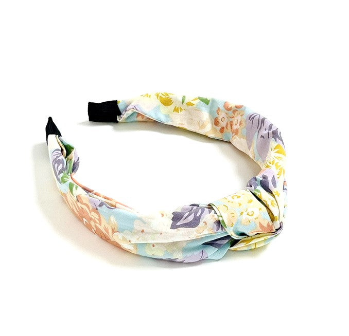 Floral knotted headband