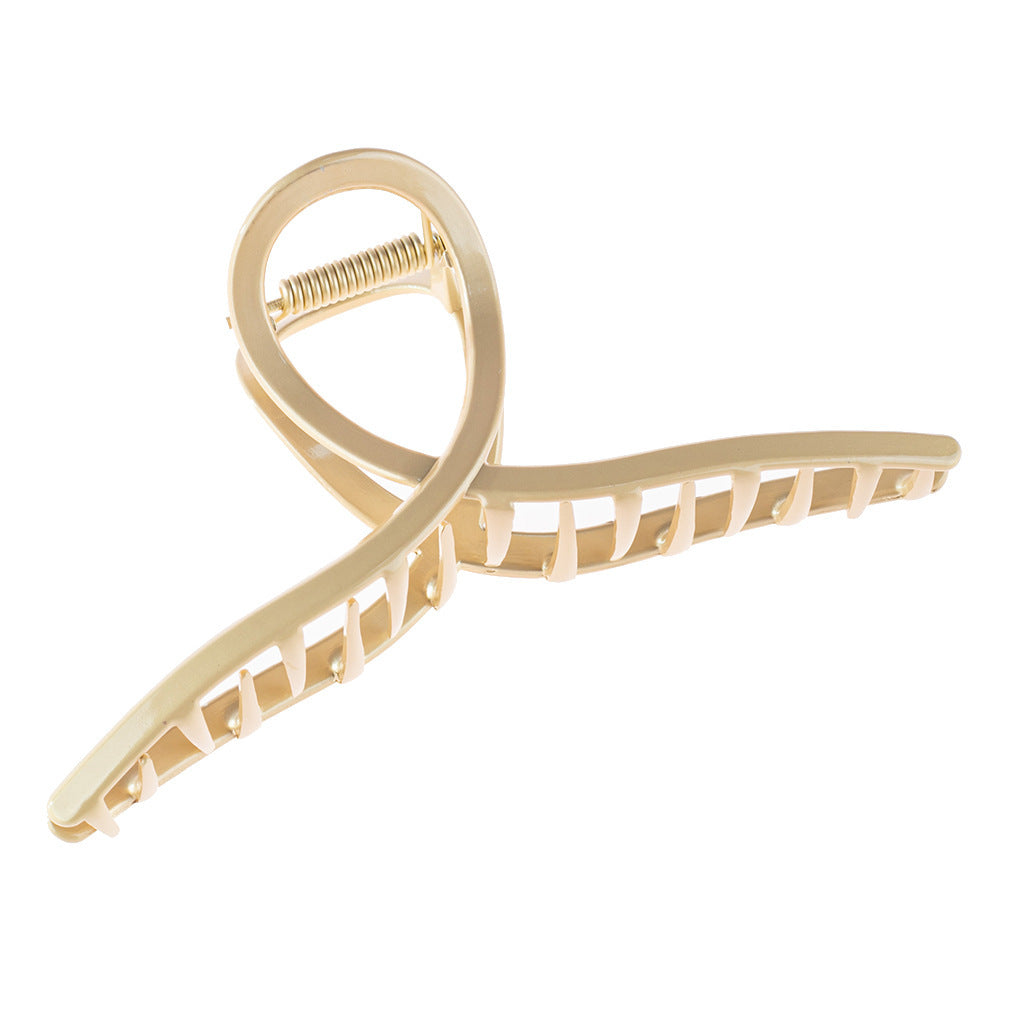 Matte metal hair claw