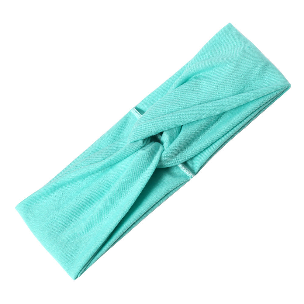 Cotton plain turban headband