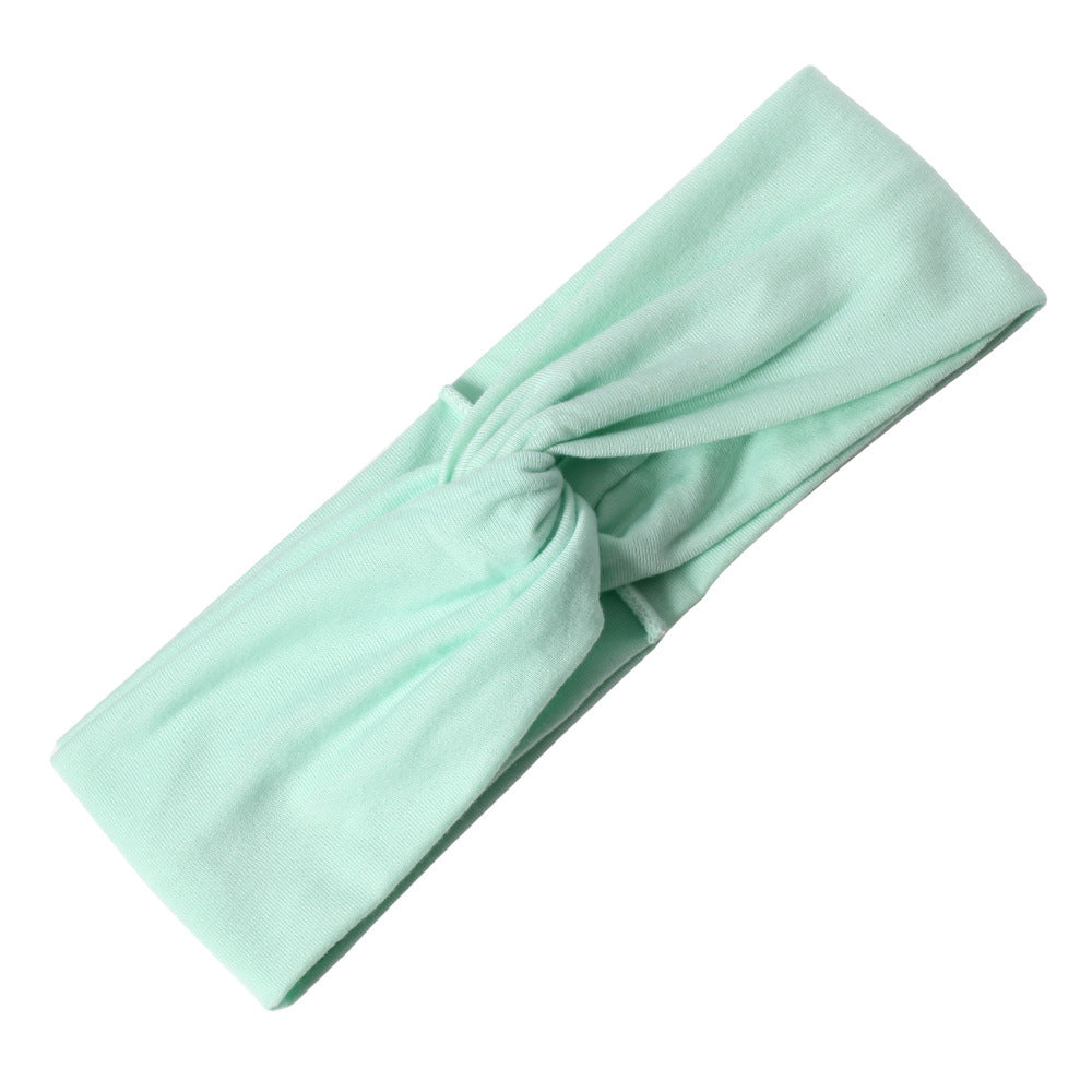 Cotton plain turban headband