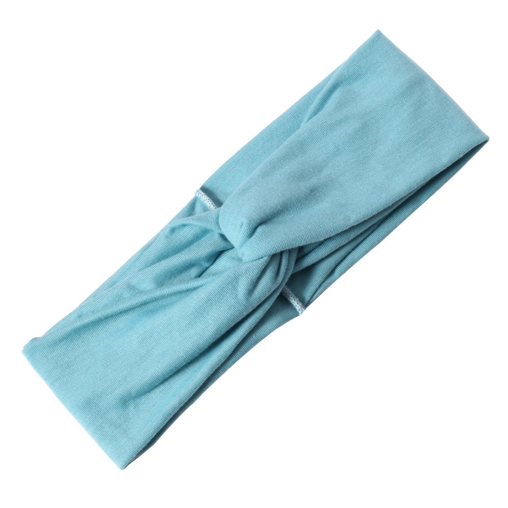 Cotton plain turban headband