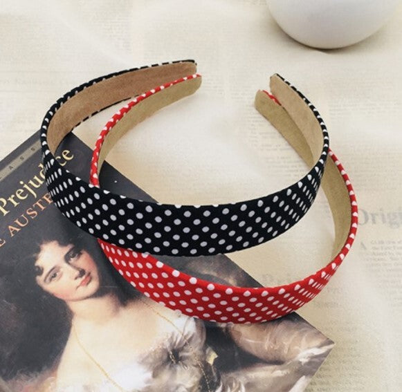 Polka dots headband