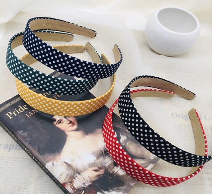 Polka dots headband
