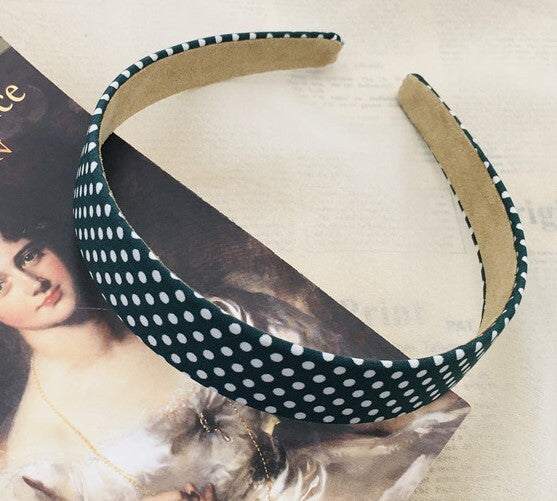 Polka dots headband