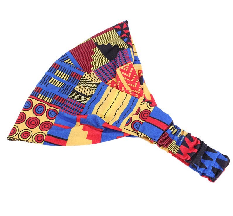 Geometric Patterns multi-coloured bandanna headband