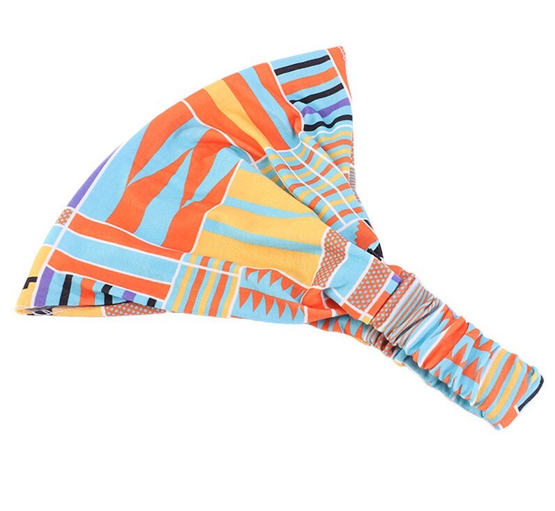 Geometric Patterns multi-coloured bandanna headband