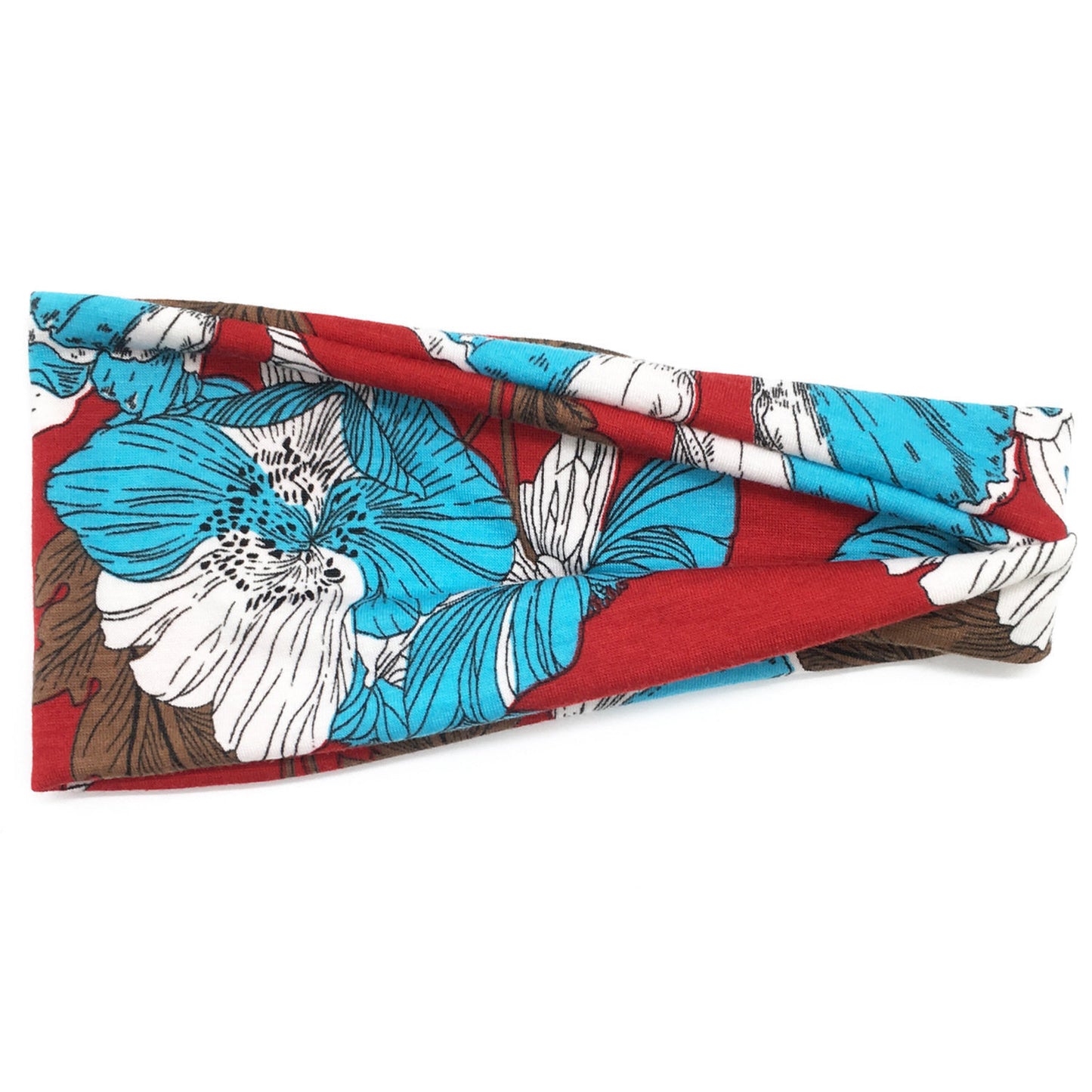 Soft cotton printed sporty bandanna headband