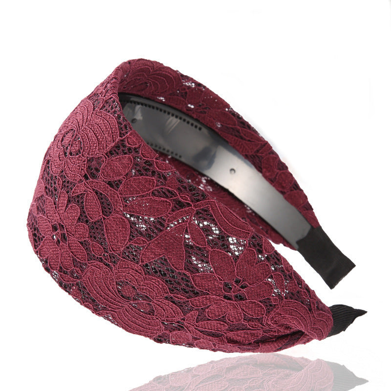 7cm wide lace headband
