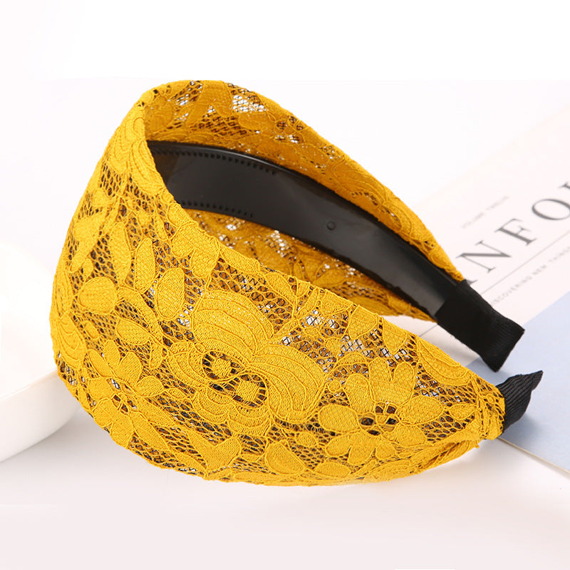 7cm wide lace headband